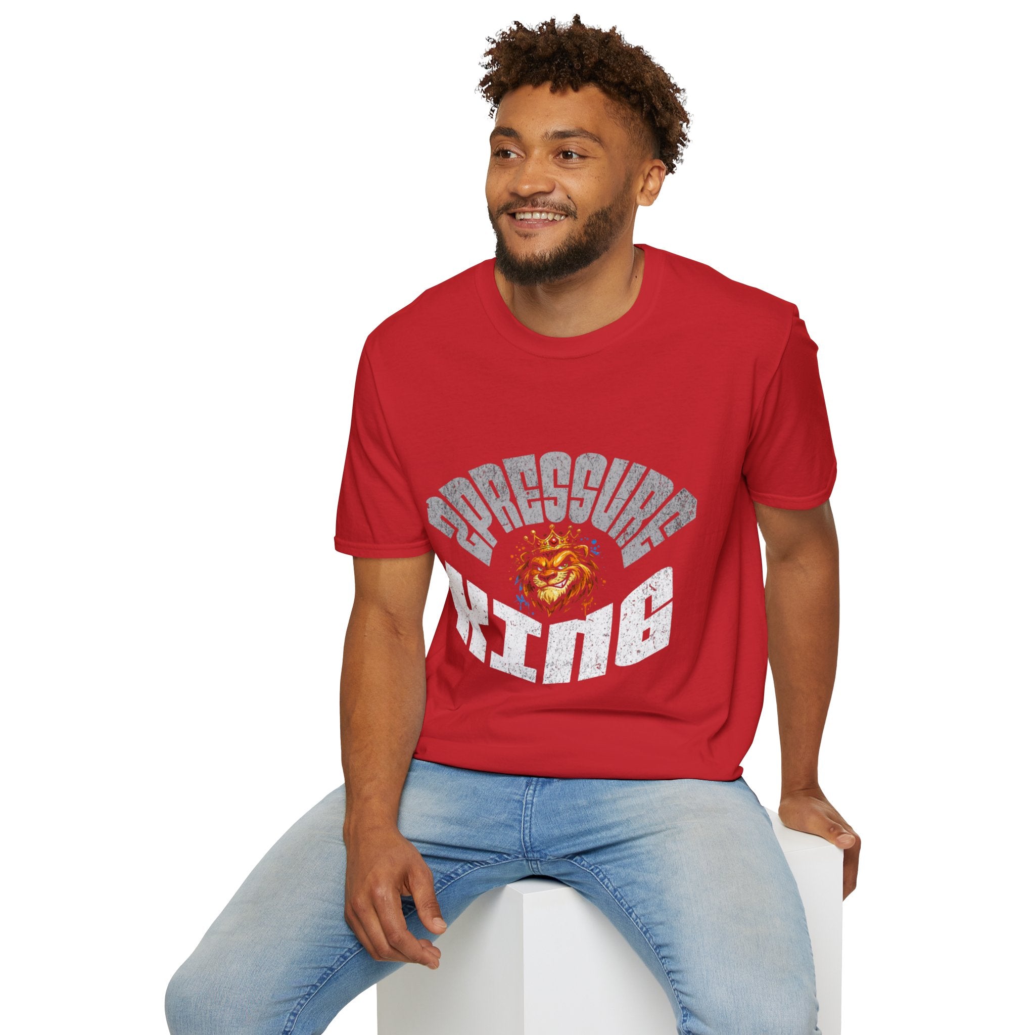 2Pressure King Vintage Tiger T‑Shirt — Retro Arch Logo Graphic Tee