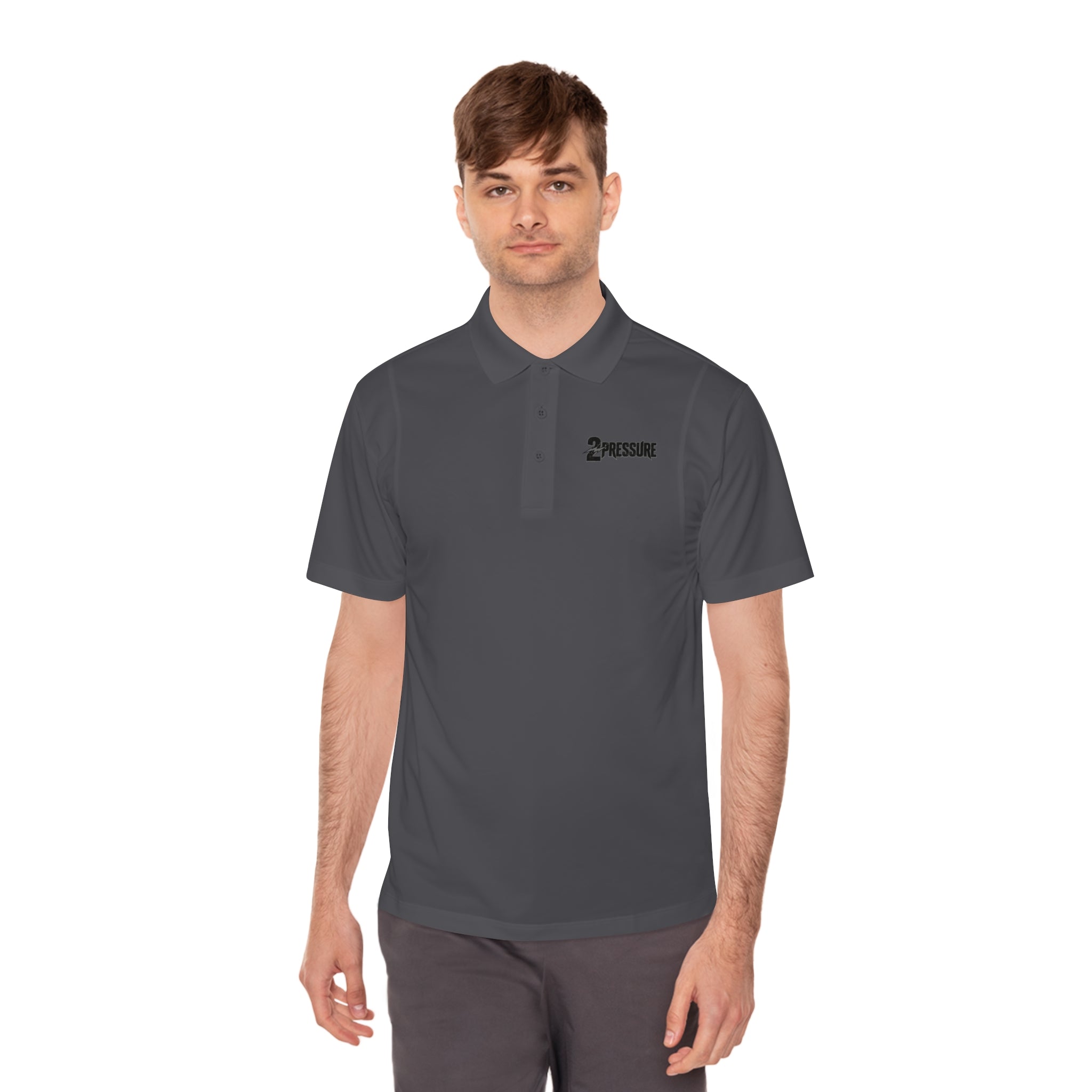 Polo Shirt — Minimal Chest Logo Men's Sport Polo