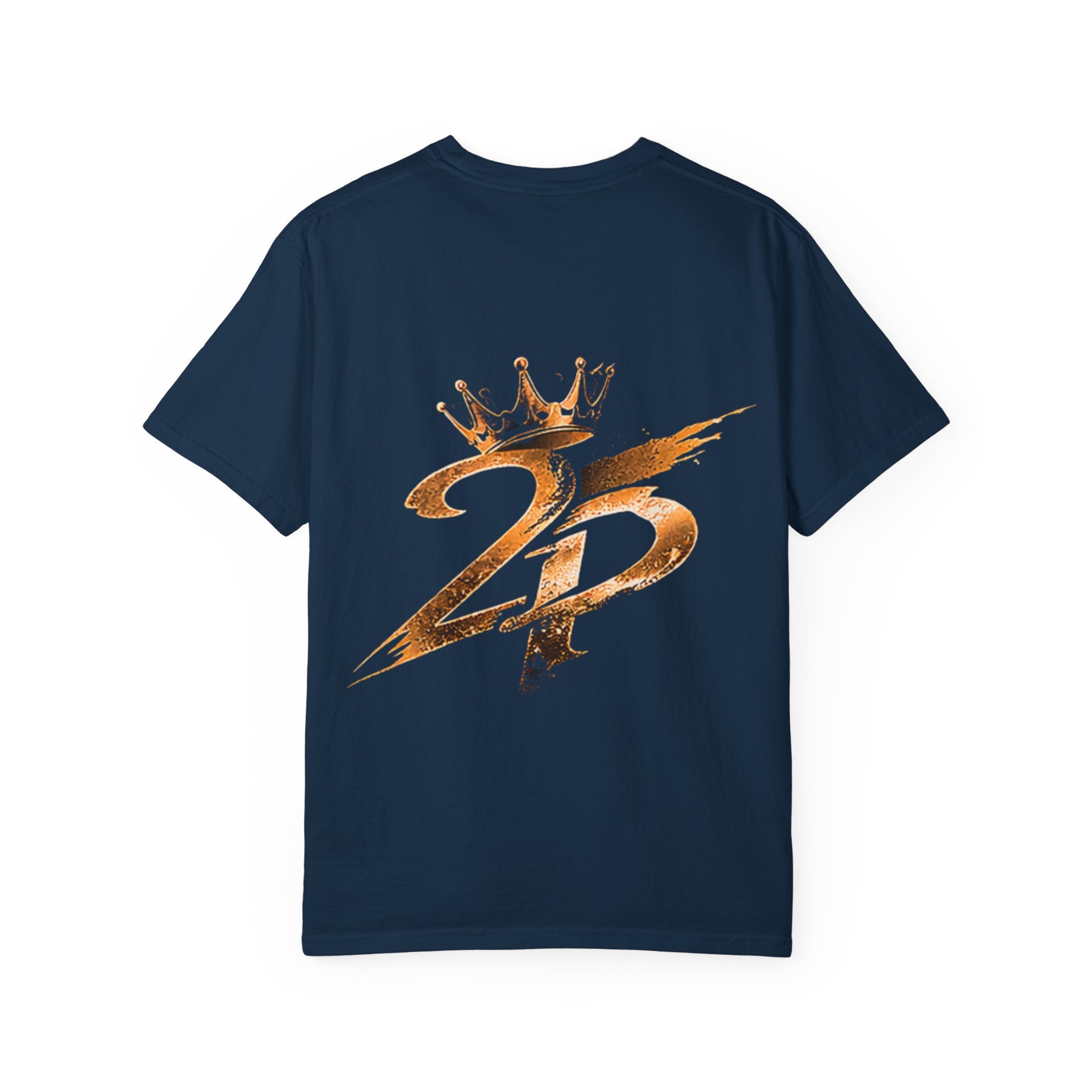 Lion King Graphic T-Shirt — Regal Crowned Lion Front & '25' Back Design