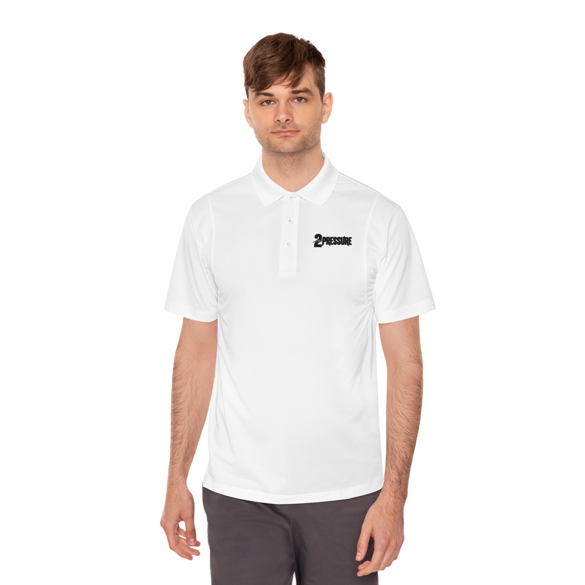 Polo Shirt — Minimal Chest Logo Men's Sport Polo