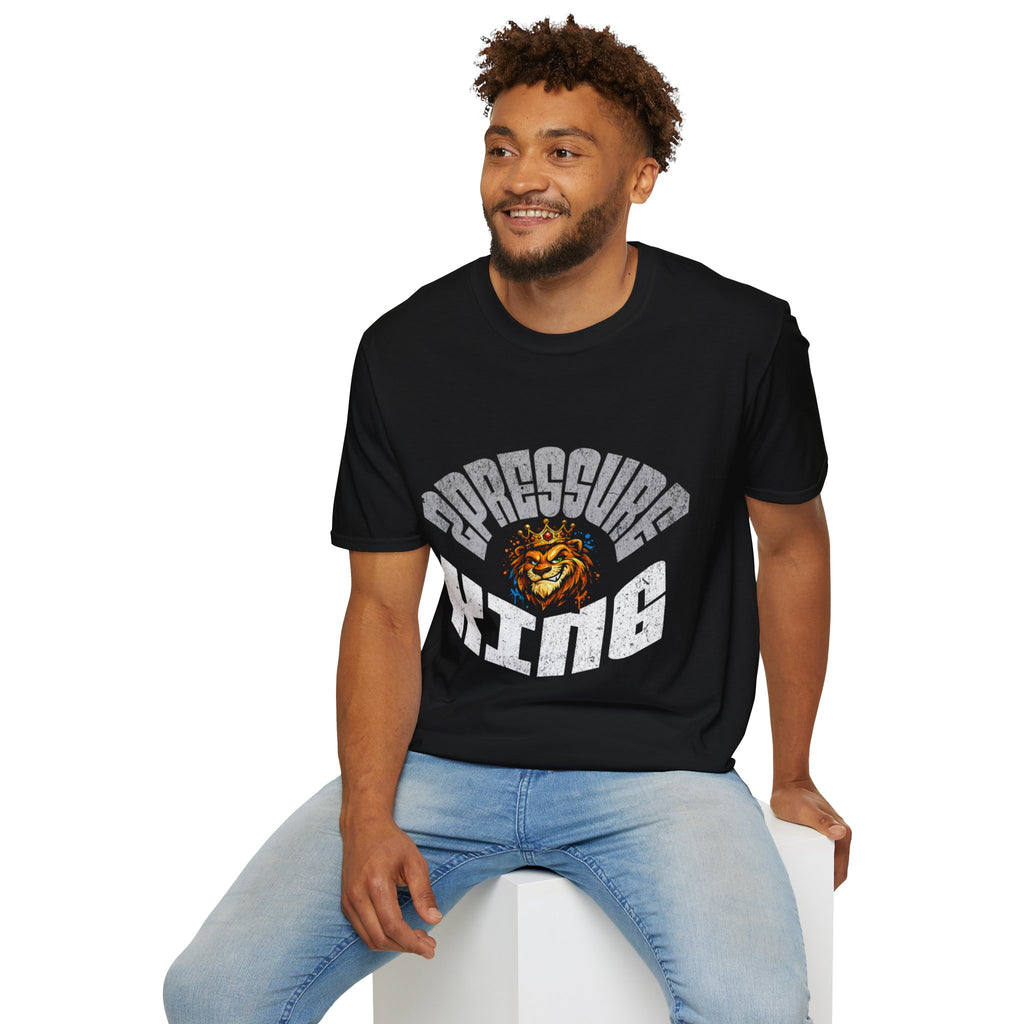 2Pressure King Vintage Tiger T‑Shirt — Retro Arch Logo Graphic Tee