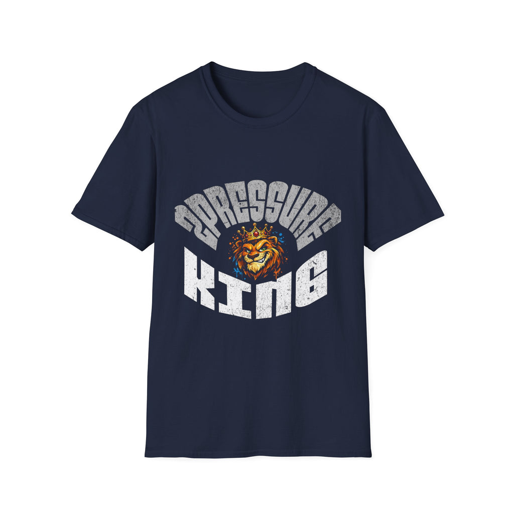 2Pressure King Vintage Tiger T‑Shirt — Retro Arch Logo Graphic Tee