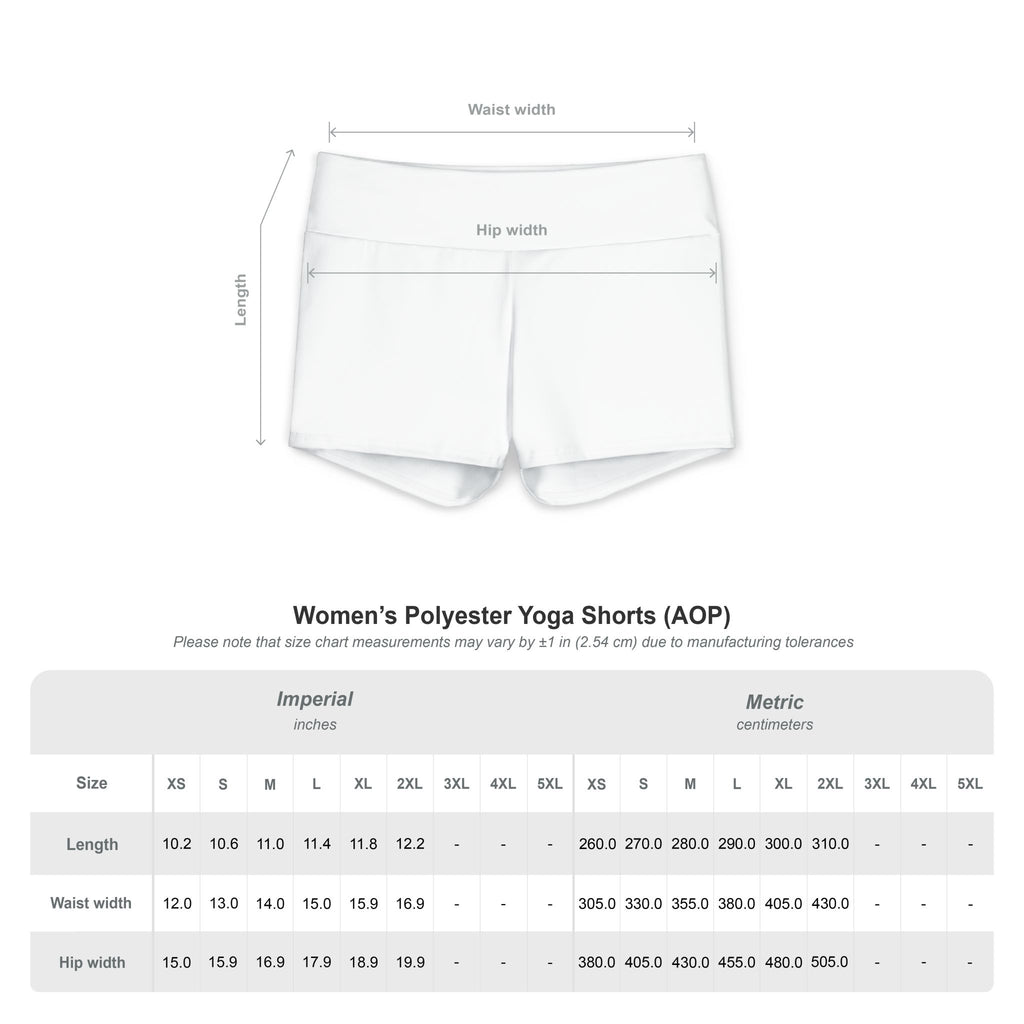 Dreamer Gold Script Yoga Shorts — Women's Metallic Script Activewear