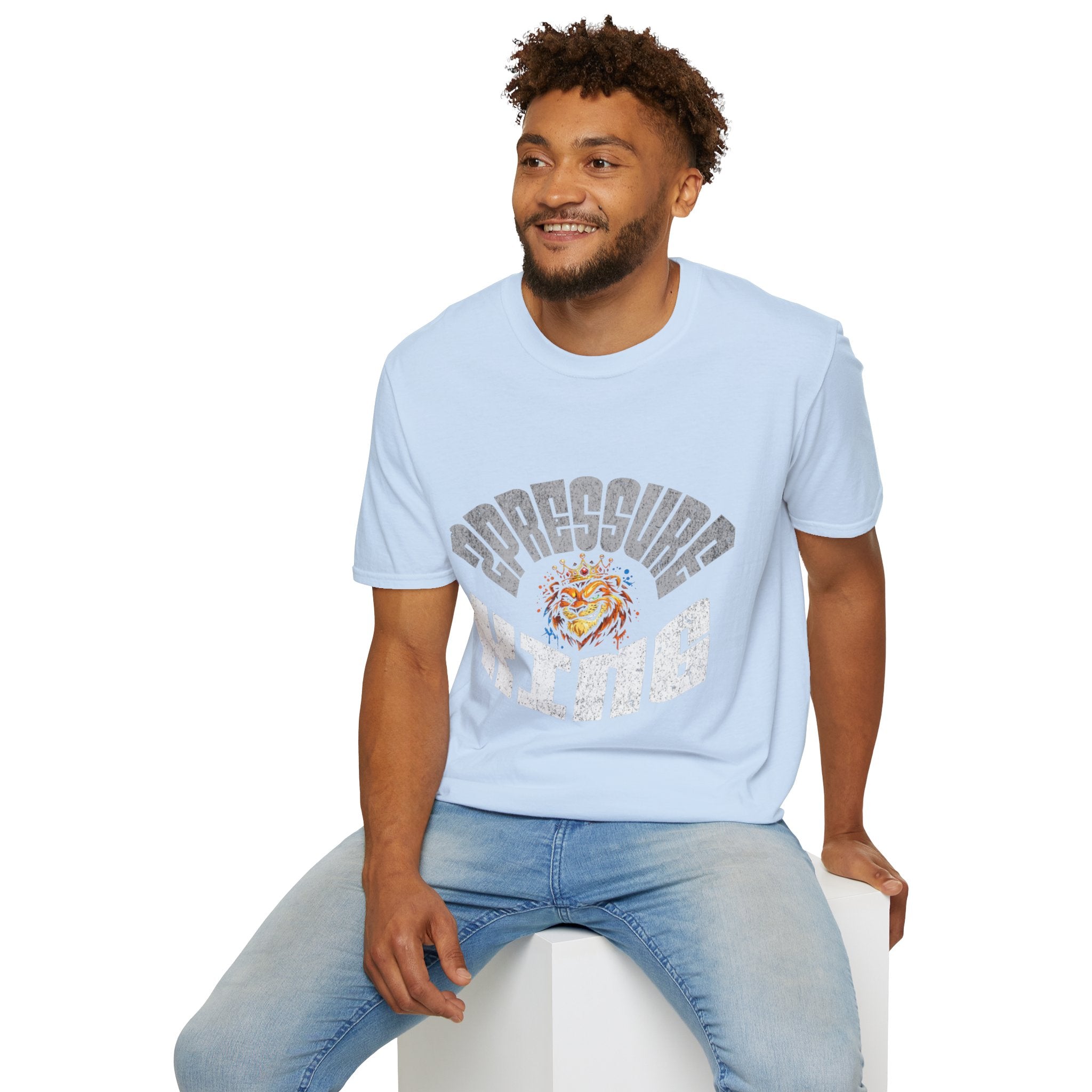 2Pressure King Vintage Tiger T‑Shirt — Retro Arch Logo Graphic Tee
