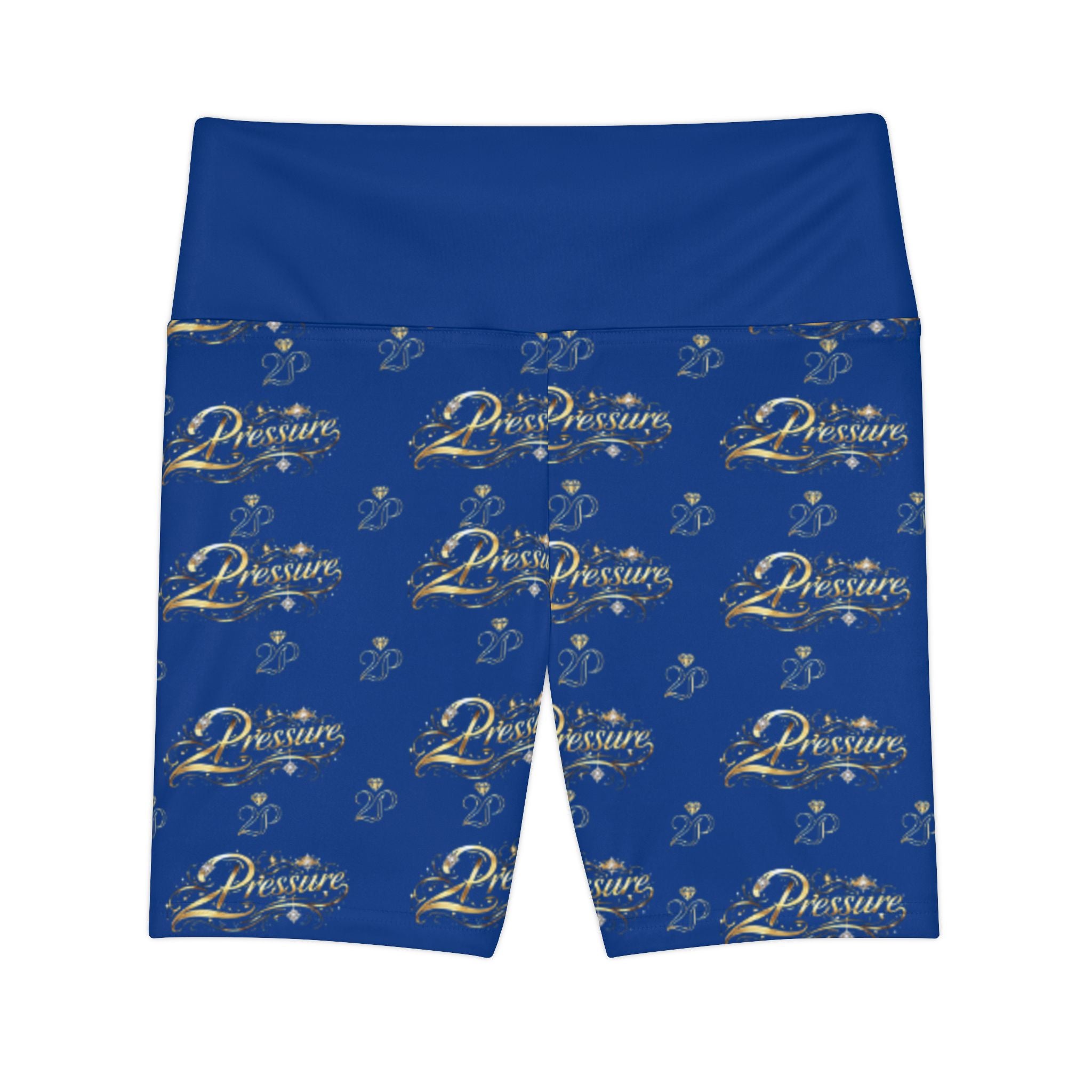 Dreams 20th Anniversary Women's Workout Shorts — Blue All-Over Print Activewear