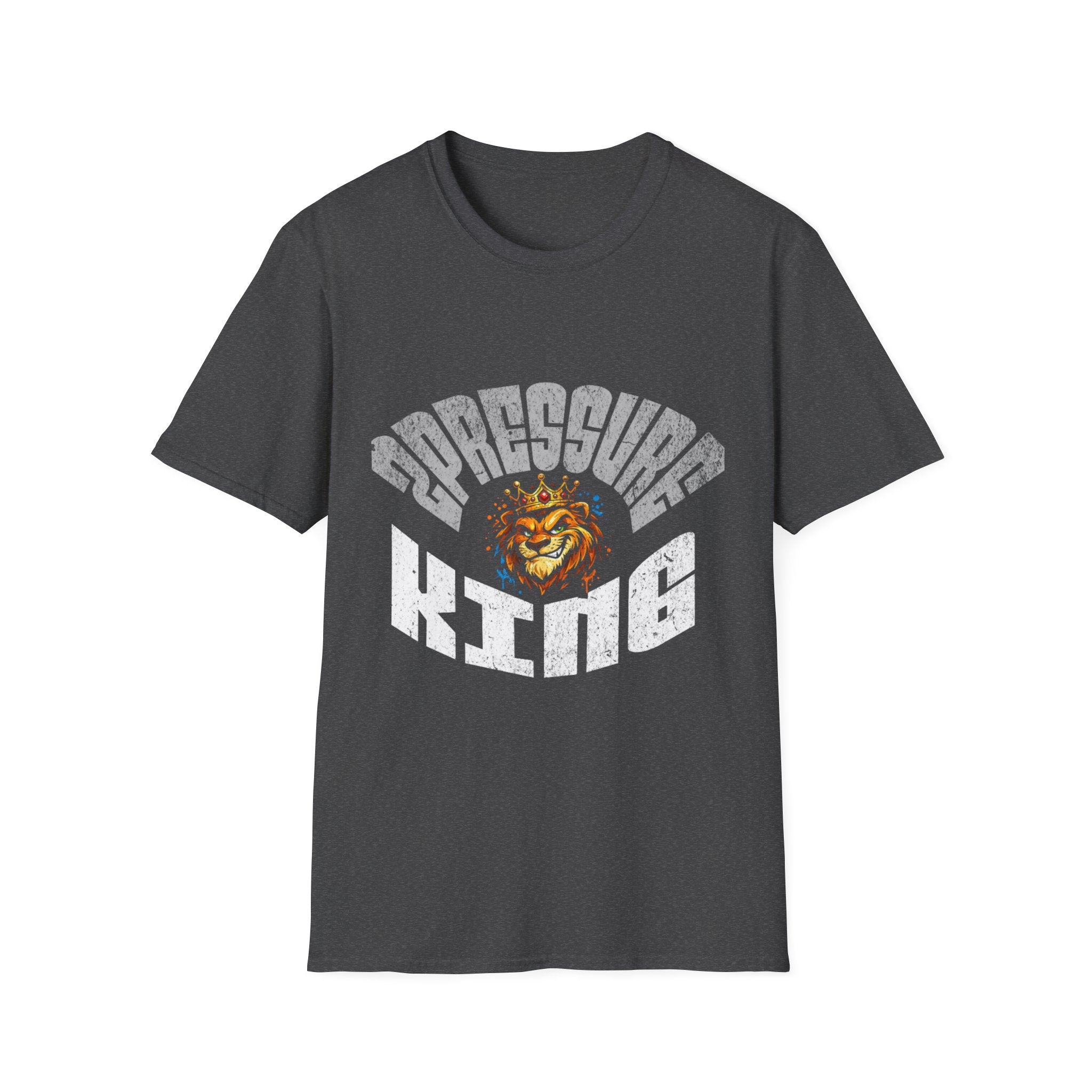 2Pressure King Vintage Tiger T‑Shirt — Retro Arch Logo Graphic Tee