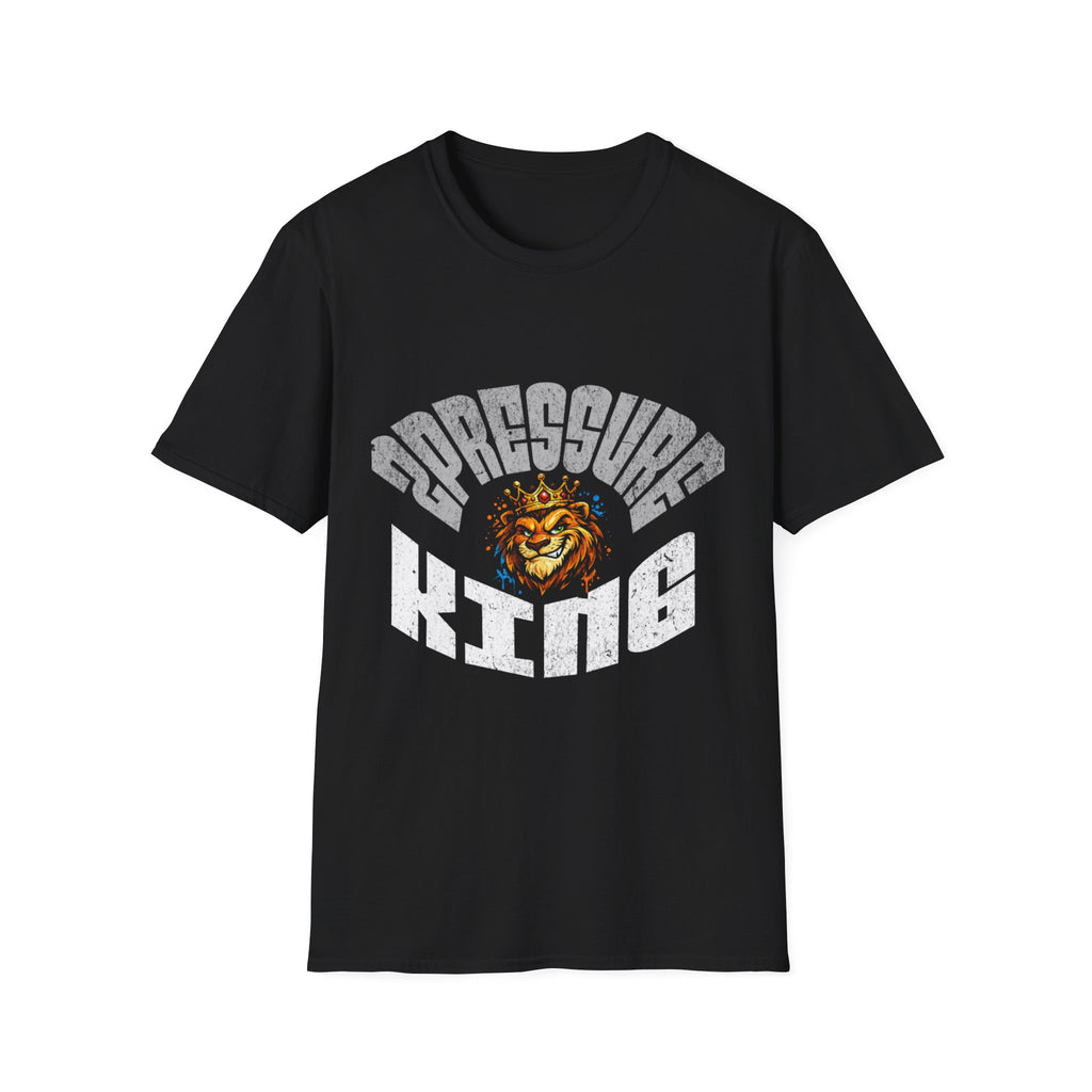 2Pressure King Vintage Tiger T‑Shirt — Retro Arch Logo Graphic Tee