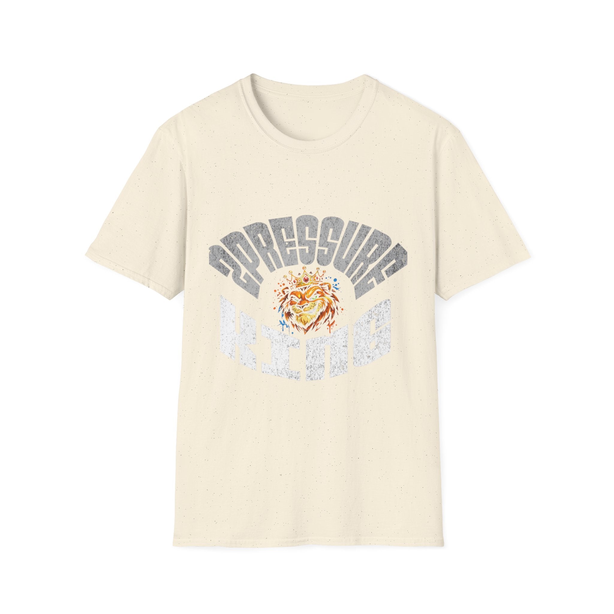 2Pressure King Vintage Tiger T‑Shirt — Retro Arch Logo Graphic Tee