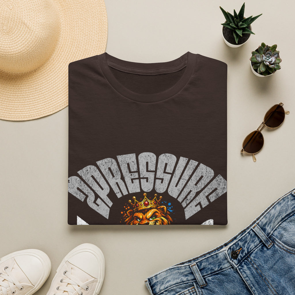 2Pressure King Vintage Tiger T‑Shirt — Retro Arch Logo Graphic Tee