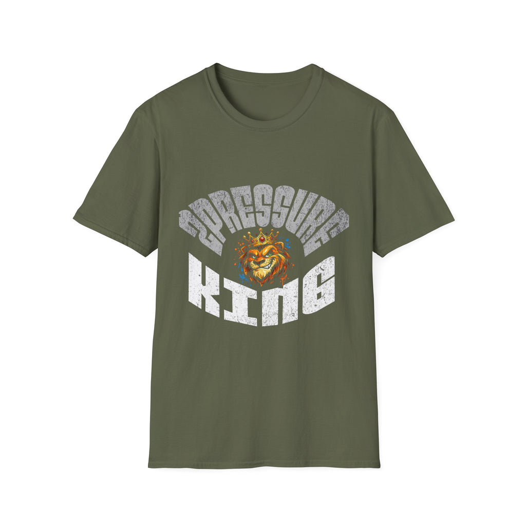 2Pressure King Vintage Tiger T‑Shirt — Retro Arch Logo Graphic Tee
