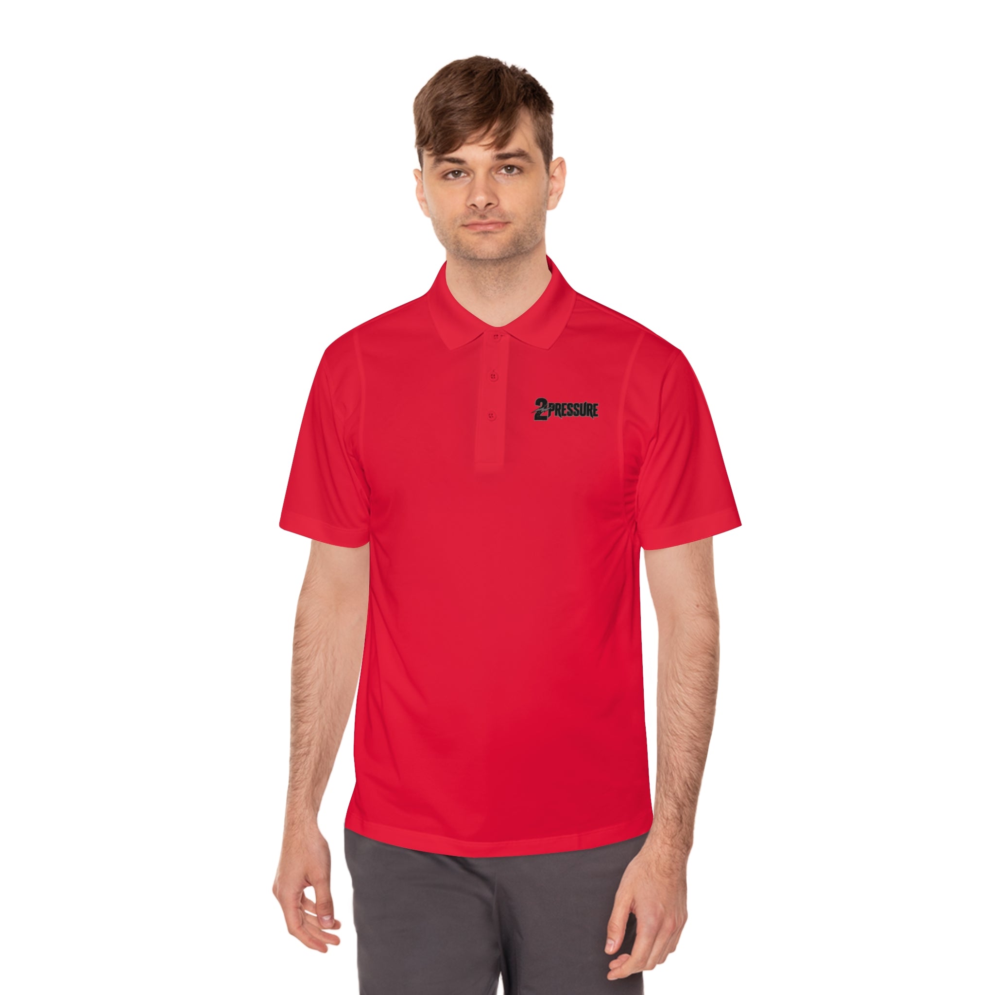 Polo Shirt — Minimal Chest Logo Men's Sport Polo