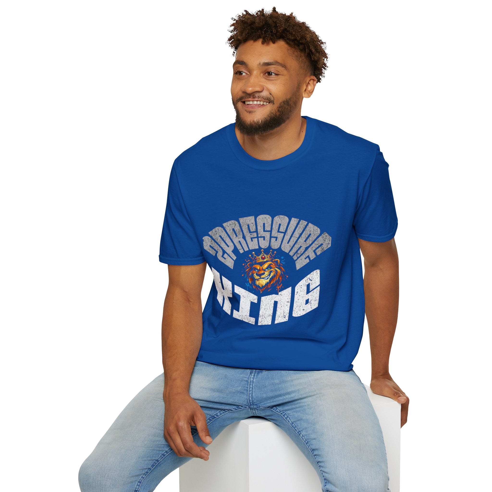 2Pressure King Vintage Tiger T‑Shirt — Retro Arch Logo Graphic Tee