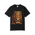 Lion King Graphic T-Shirt — Regal Crowned Lion Front & '25' Back Design
