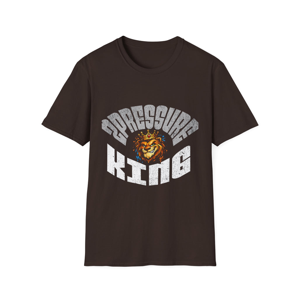 2Pressure King Vintage Tiger T‑Shirt — Retro Arch Logo Graphic Tee