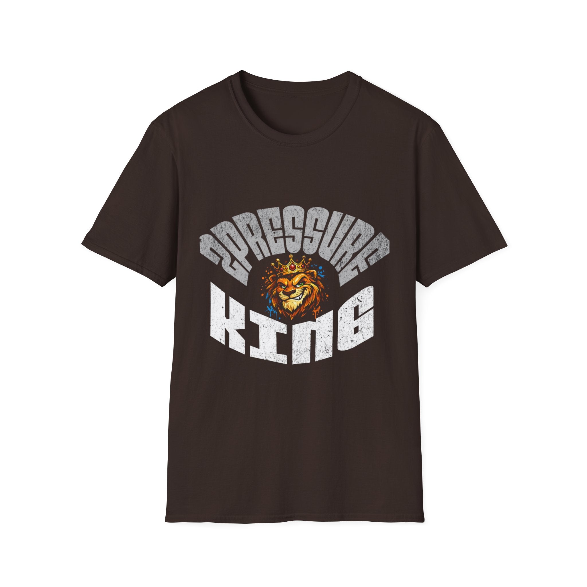 2Pressure King Vintage Tiger T‑Shirt — Retro Arch Logo Graphic Tee